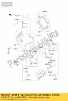 430821229, Kawasaki, Pad-assy-rem kawasaki kmx  b a kmx125 125 , Nieuw