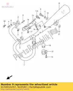 suzuki 0150010257 bullone - Il fondo