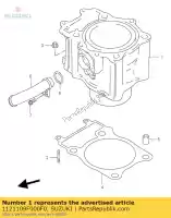 1121109F000F0, Suzuki, cilindro suzuki lt a500f quadmaster 500 , Nuovo