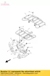 Aquí puede pedir portador trasero de Yamaha , con el número de pieza 5NDF48421000: