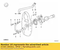 61681386662, BMW, hose clamp - d=24mm          bmw  650 700 800 1100 1995 1996 1997 1998 1999 2000 2001 2006 2007 2008 2009 2010 2011 2012 2013 2014 2015 2016 2017 2018, New