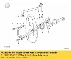 Here you can order the hose clamp - d=24mm          from BMW, with part number 61681386662: