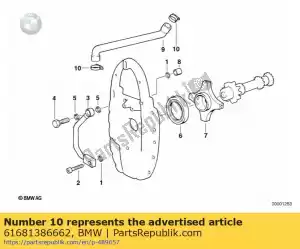 bmw 61681386662 hose clamp - d=24mm - Bottom side