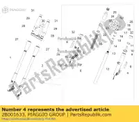 2B001633, Piaggio Group, suwak lewy moto-guzzi audace audace 1400 carbon abs zgulc000 zgulc001 zgulca00 zgulcu00 zgulcu01 zgulcua0 1400 2015 2016 2017 2018 2019 2020 2021, Nowy