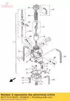 8A7141415600, Yamaha, mondstuk, belangrijkste yamaha yz 490, Nieuw