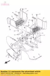 Here you can order the cover 1 from Yamaha, with part number 5NDF74530100: