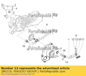 Piaggio Group 286219 rondella 10,1x2,5 - Il fondo