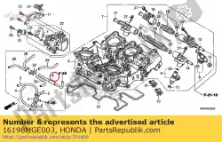 Ici, vous pouvez commander le tube comp., 3,5x190 auprès de Honda , avec le numéro de pièce 16198MGE003: