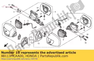 honda 88113MCAA00 démarrage, r. miroir arrière - La partie au fond