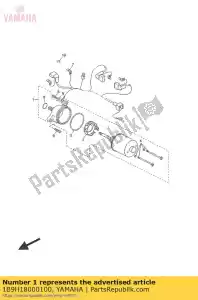 yamaha 1B9H18000100 starting motor ass - Bottom side