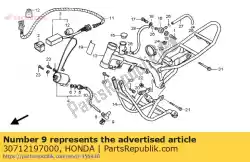 Ici, vous pouvez commander le pince, cordon haute tension auprès de Honda , avec le numéro de pièce 30712197000: