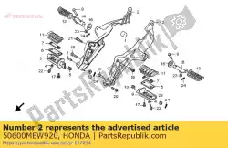Tutaj możesz zamówić uchwyt, r. Krok od Honda , z numerem części 50600MEW920: