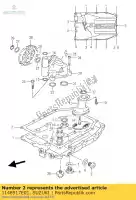 1148917E01, Suzuki, Carterpan pakking suzuki gsx r rf 600 750 900 1100 1992 1993 1994 1995 1996 1997 1998, Nieuw