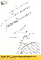 540110564, Kawasaki, embrayage à câble kawasaki zx6r ninja r zx 6r abs zx636 636 se 600 , Nouveau