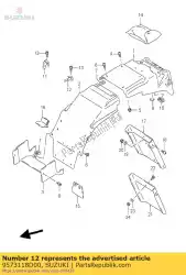 Here you can order the holder,helmet,l from Suzuki, with part number 9573118D00: