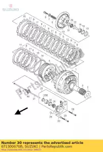 suzuki 071300670B parafuso - Lado inferior