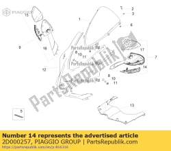 Aprilia 2D000257, Pisca-pisca l, OEM: Aprilia 2D000257