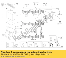 Aprilia 898460, Cablaggio principale, OEM: Aprilia 898460