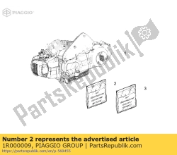 Aprilia 1R000009, Kit guarnizioni completo, OEM: Aprilia 1R000009