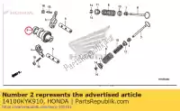 14100KYK910, Honda, arbre à cames comp. honda crf  f crf110f 110 , Nouveau