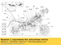 883613, Piaggio Group, etiqueta 