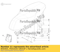 Aprilia 856465, Saddle hinge, OEM: Aprilia 856465