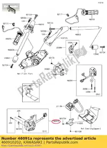 kawasaki 460910202 alloggiamento-controllo-controllo, sinistra zg1400 - Il fondo