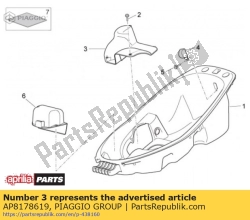 Aprilia AP8178619, Cover, OEM: Aprilia AP8178619