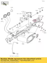 Ici, vous pouvez commander le 01 couvercle-silencieux auprès de Kawasaki , avec le numéro de pièce 491060796:
