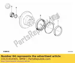 Qui puoi ordinare spessore - 2. 050 mm da BMW , con numero parte 33121454405: