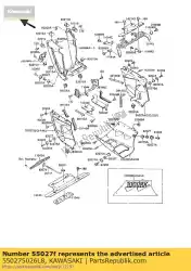 Here you can order the cowling-assy,side,lh, from Kawasaki, with part number 550275026L8: