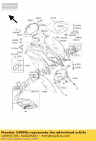 140901398, Kawasaki, pokrywa, os?ona wewn?trzna, d? kawasaki gpz  s ex500 e gpz500s uk 500 , Nowy