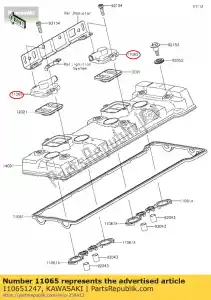 kawasaki 110651247 tappo zx636-b1h - Il fondo