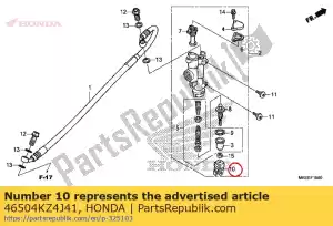 honda 46504KZ4J41 przegub, dr??ek hamulcowy - Dół