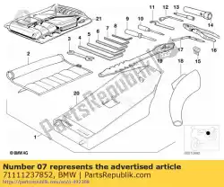 Here you can order the inner hex spanner - sw4 (to 10/2004) from BMW, with part number 71111237852: