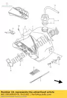 6811003BA0DY9, Suzuki, ensemble de ruban, carburant t suzuki rm 80 2001, Nouveau