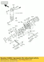 920021463, Kawasaki, bolt,flanged,12x85 zx900-a1 kawasaki gpx gpz 600 750 900 1985 1986 1987 1988 1989 1990 1993 1994 1995 1996 1997, New