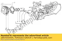 2897050004, Piaggio Group, pist.-pols pin assy. piaggio sfera rst 80 1994, Nieuw