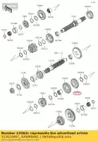 132620467, Kawasaki, marcia, uscita 4a, 29t ex250k8f kawasaki  ninja z 250 300 2008 2009 2010 2011 2013 2014 2015 2016 2017 2018 2019 2020 2021, Nuovo