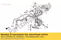 45131MFAD10, Honda, pijp a, fr. rem honda cbf 1000 2006 2007 2008 2009 2010, Nieuw