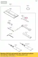 921100558, Kawasaki, clé à outils, clé à crochet kawasaki er6f  f er6n e vulcan special edition se en s ag bg er650 ex650 vn b z er 6f abs 6n en650 z650l lams ninja 650 krt 650l l cafe z650 , Nouveau