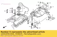 16963HN1000, Honda, leva, rubinetto benzina honda trx 400 2000 2001 2002 2003 2004 2005 2006 2007, Nuovo