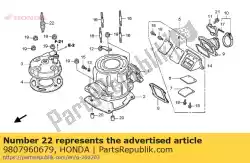 plug, vonk (br10eg) (ngk) van Honda, met onderdeel nummer 9807960679, bestel je hier online: