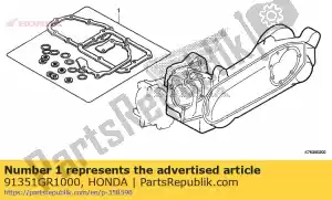 Honda 91351GR1000 junta tórica, 38.5x2 - Lado inferior