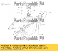 AP8104803, Aprilia, junta de tapón de llenado de combustible, Nuevo