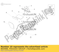 Aprilia 860988, Guard, OEM: Aprilia 860988