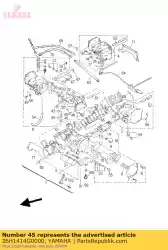 Aquí puede pedir tubería, raza principal de Yamaha , con el número de pieza 26H1414G0000: