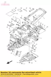 Qui puoi ordinare serranda, localizzazione 1 da Yamaha , con numero parte 4X4241810000: