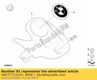 46637713244, BMW, titular de la placa titular de la placa bmw  450 2009 2010, Nuevo