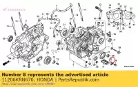 11206KRN670, Honda, placa, guia de corrente de came honda  crf 150 250 2004 2005 2006 2007 2008 2009 2011 2012 2013 2014 2018 2019 2020, Novo